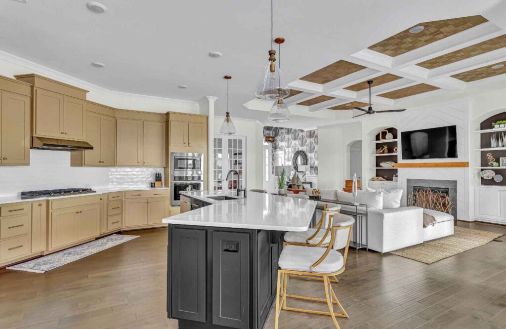 dwelling-place-interiors-leland-nc-should-you-gut-or-refresh-your-kitchen-open-concept-home-large-kitchen-with-island-ceiling-detail-functional-flow-timeless